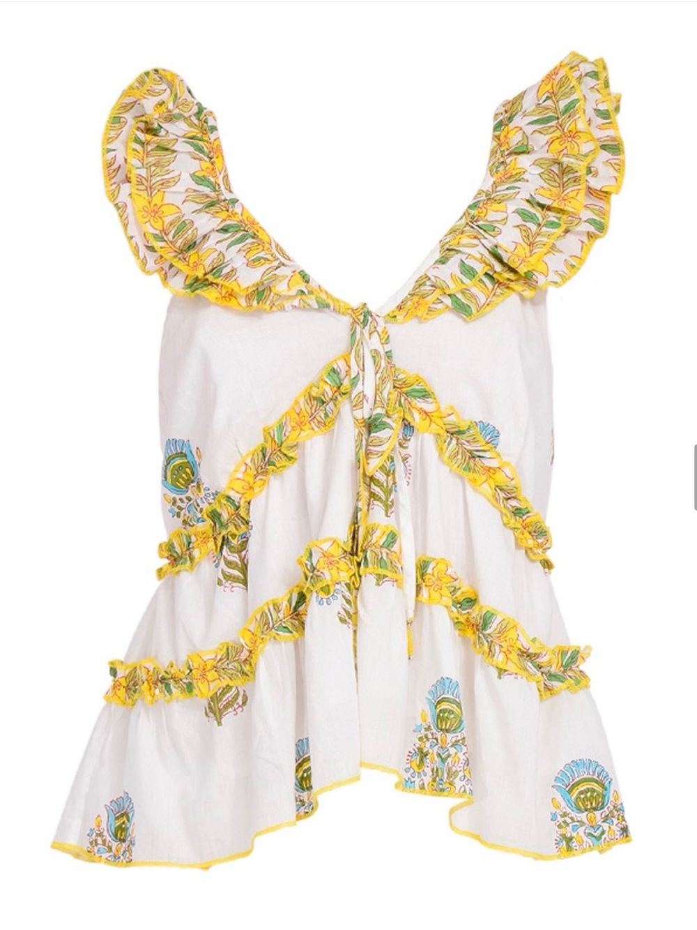 Love the Labal Matching Skirt Set - Yellow Floral